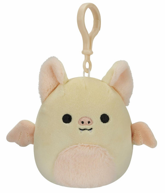Squishmallows Clip-On Meghan The Bat 3.5" Yellow Small