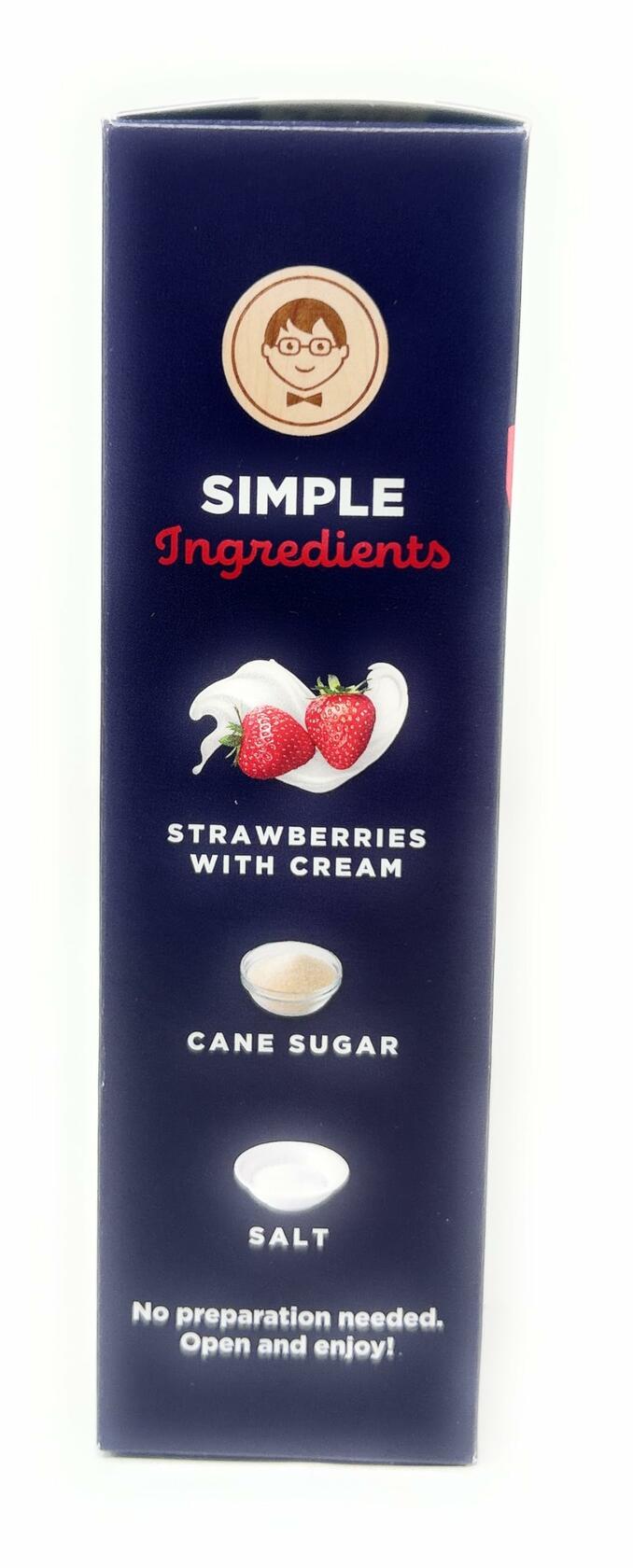 BB: 03/27. JonnyPops Mini Pops Freeze Dried Strawberries & Cream 10g 5ct No