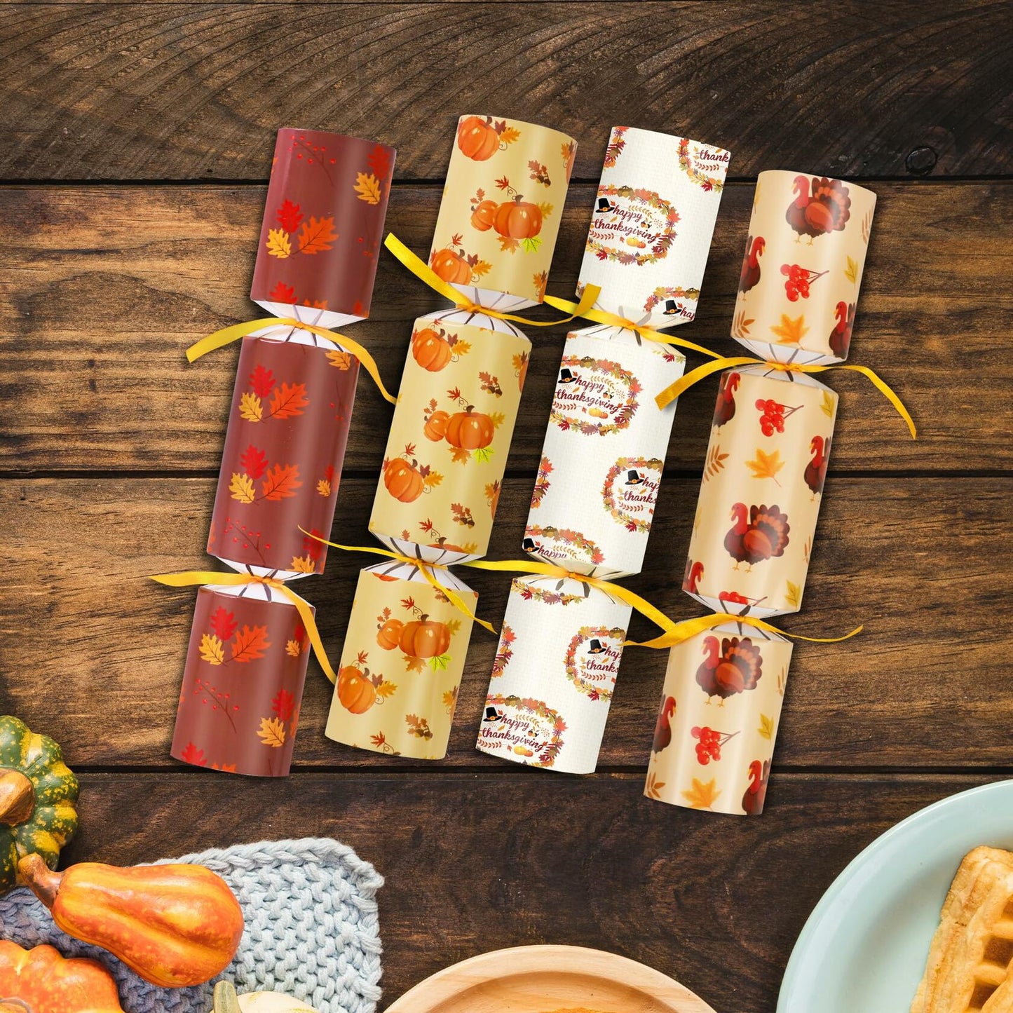 Siawoy 8 Pack Fall Thanksgiving Party Favors Pumpkin Turkey Hats Prizes