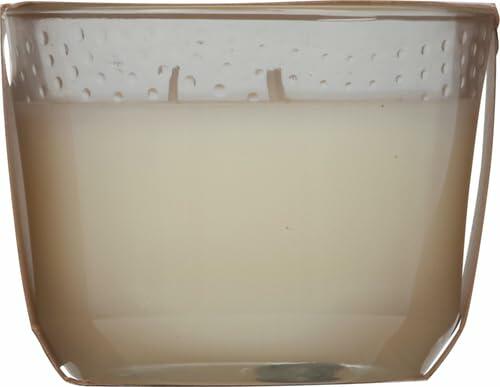Glade Sheer Vanilla Embrace 3-Wick Candle 6.8 Oz White Floral Scent