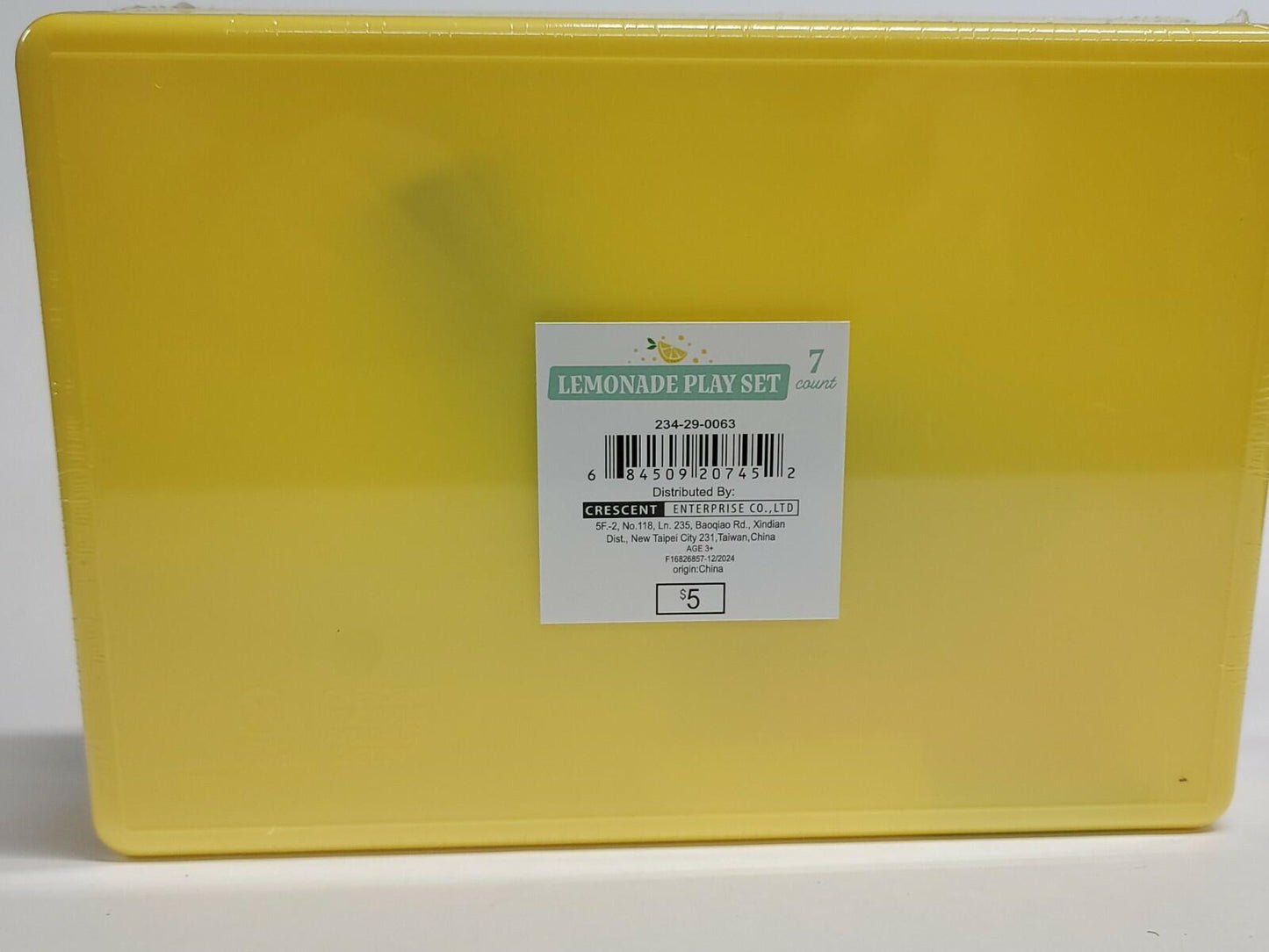Bullseye's Playground Kids Lemonade Stand Play Set Yellow Plastic