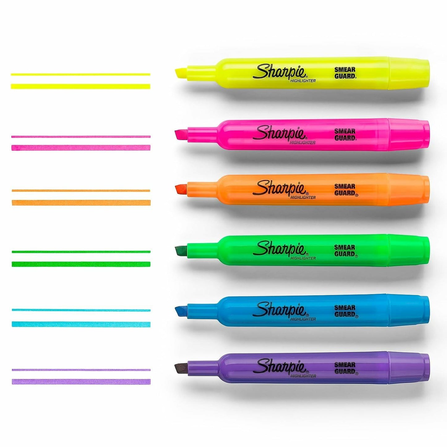 SHARPIE Tank Style Highlighters Chisel Tip Assorted Ink Colors 12 Pack