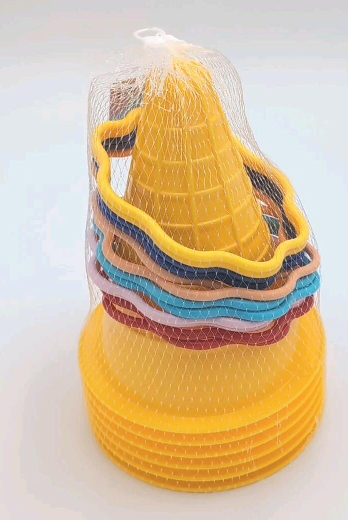 18 Pc Plastic Ring Toss Game for Kids Unbranded Colorful Set