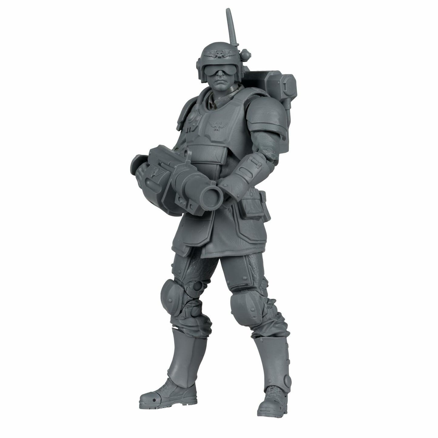 McFarlane Toys Warhammer 40K Kasrkin Astra Militarum 7in Figure Grey