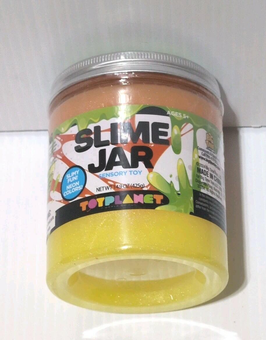 Slime Jar Toy Planet Big Time Slime Jar Sensory Toy 14.9 oz Multicolor