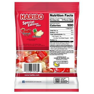 HARIBO Special Edition Gummy Candy Mix Multicolor 5oz Bag Traditional Cut