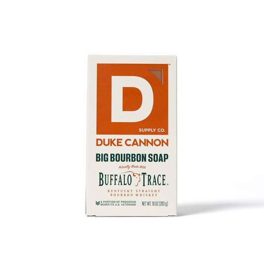 Duke Cannon Supply Co. Men's Bourbon Bar Soap 10 oz Extra Large USA Made