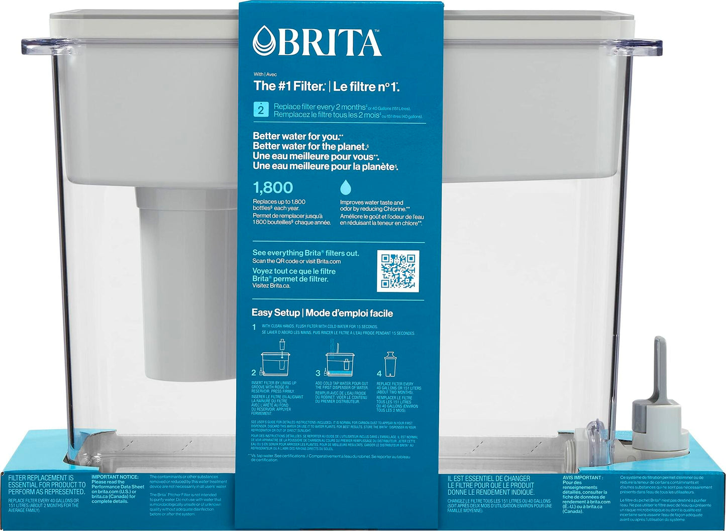 Brita 35302 Dispenser Water Filter Replacement Pitchers