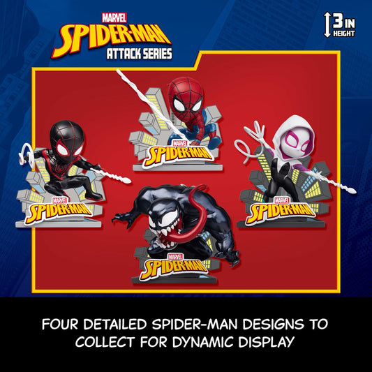 YuMe Marvel Spider Man Attack Action Figure Vinyl Toy Single Pack