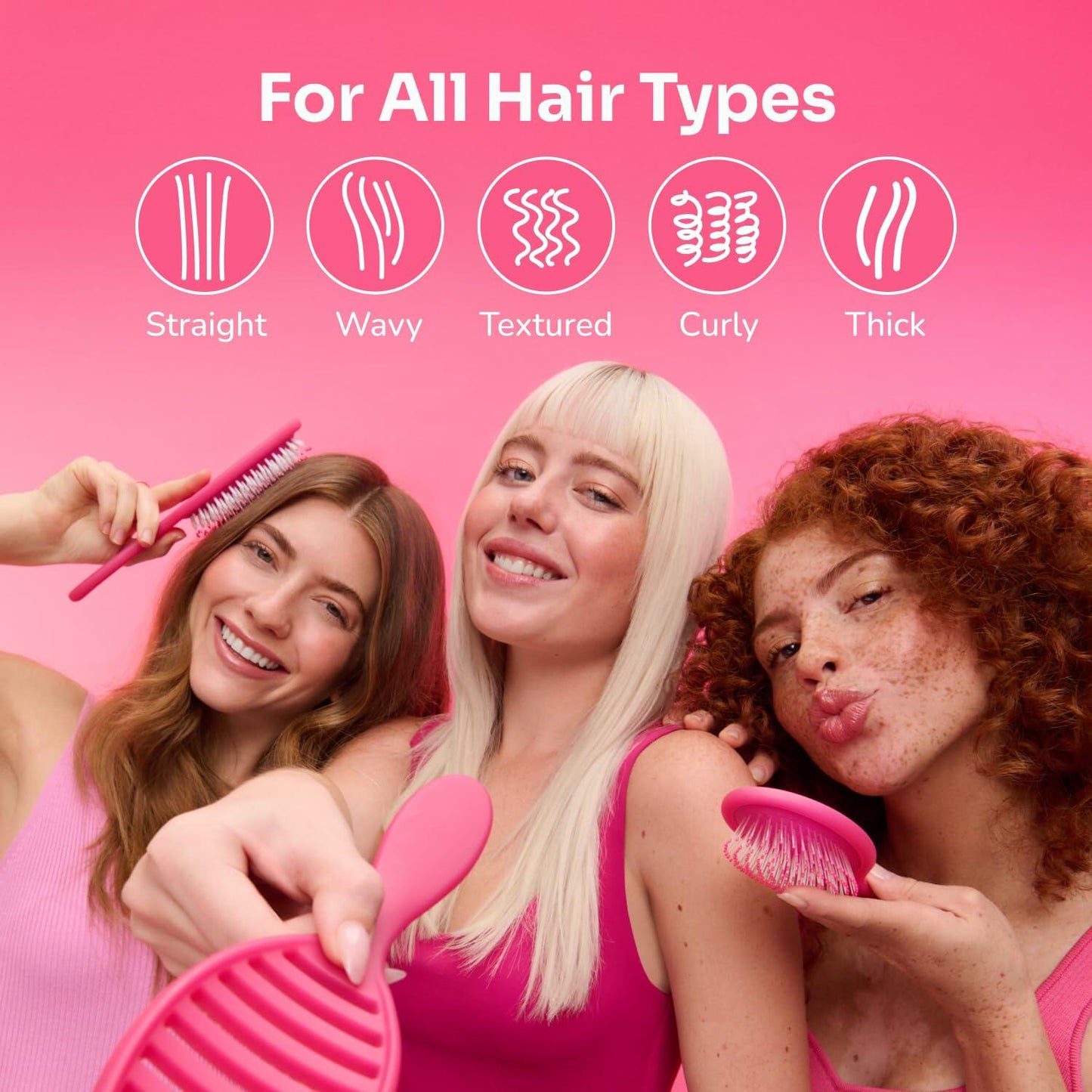 Wet Brush Speed Dry Hair Brush Black Frost Vented Soft HeatFlex Bristles