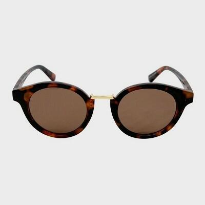 Wild Fable Round Sunglasses Brown Plastic Frame UV Protection Recycled