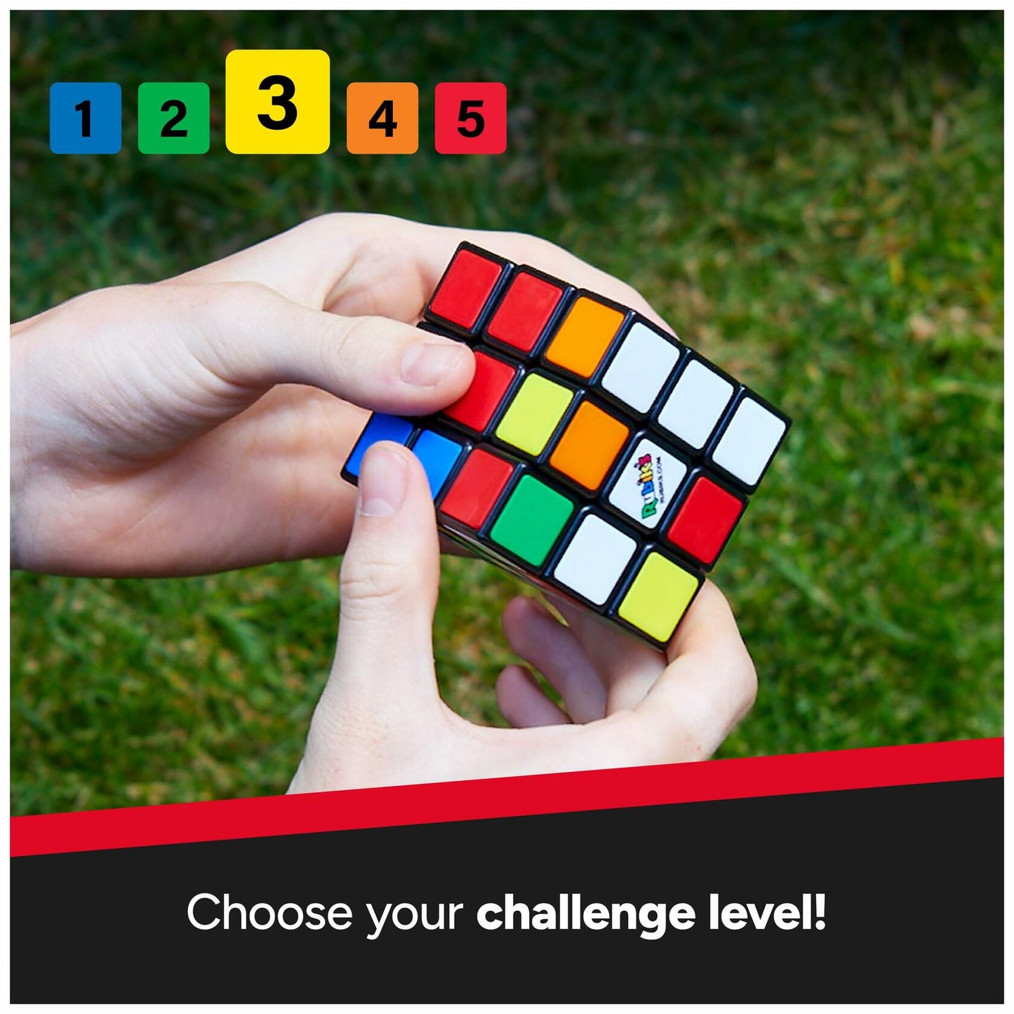 Rubik’s Cube Original 3x3 Color-Matching Puzzle Brain Teaser Toy Multicolor