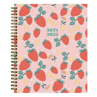 Blue Sky Sustainability 7x9 Weekly Monthly Wirebound Planner July 2024-Jun 2025