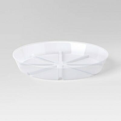 Threshold Plastic Planter Saucer Clear 10 Inch