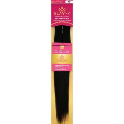 Slayyy Pre-Stretched Braids 1B Shadow Synthetic Hair Extensions 3oz