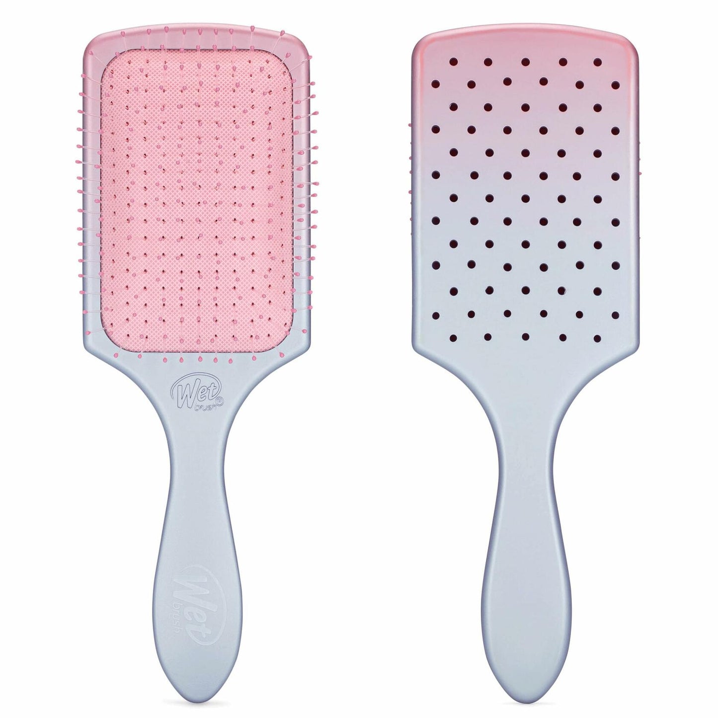 Wet Brush Paddle Detangler Hair Brush Pink/Purple Feel Good Ombre
