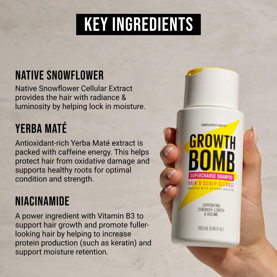 GROWTH BOMB Supercharge Shampoo 250ml