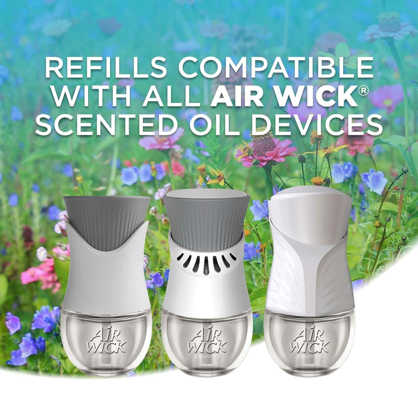 Air Wick Scented Oils Vanilla & Pink Papaya 5 Refills 0.67oz Each