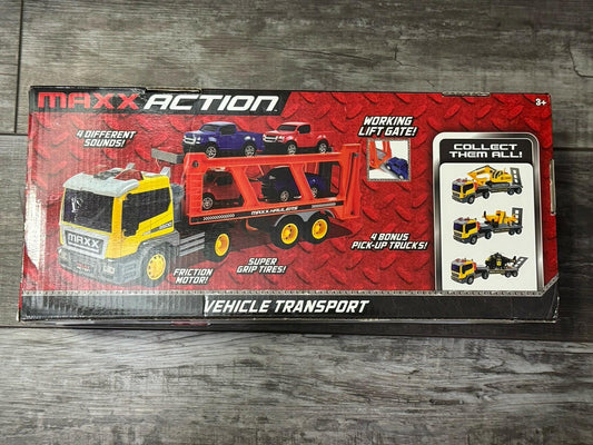 Maxx Action Sunny Days Maxx Vehicle Transport Lights & Sounds Toy
