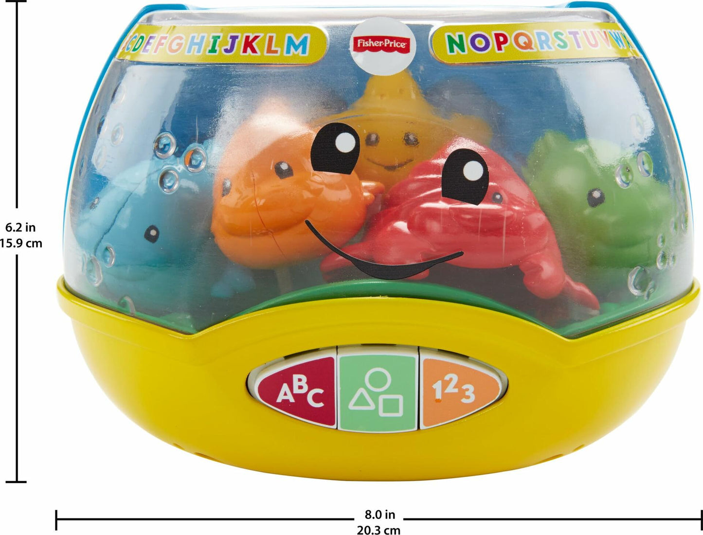 Fisher-Price Laugh & Learn Magical Lights Fishbowl Toy Music Multicolor 6+M