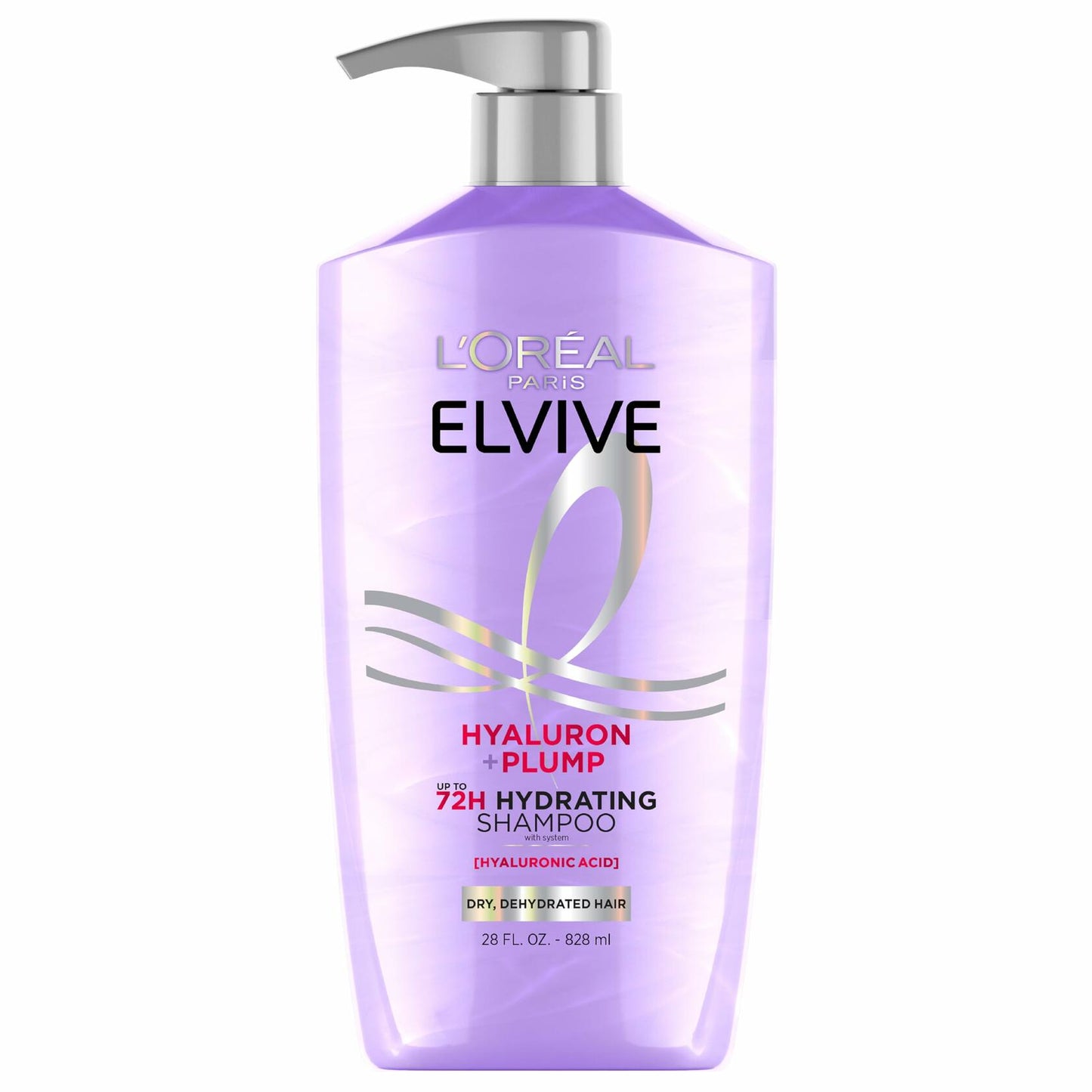 L'Oreal Paris Elvive Hyaluron Plump Hydrating Shampoo Paraben-Free 26.5 Fl Oz