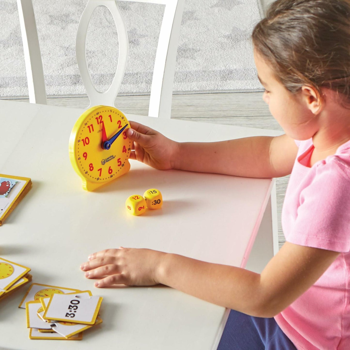 Learning Resources Time Activity Set 41 Pieces Ages 5+ Teaching Clock Montessori