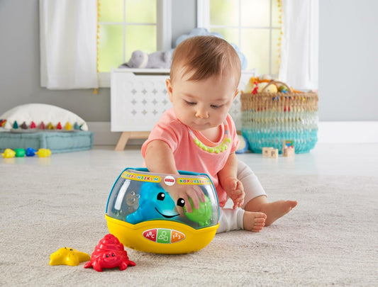 Fisher-Price Laugh & Learn Magical Lights Fishbowl Toy Music Multicolor 6+M