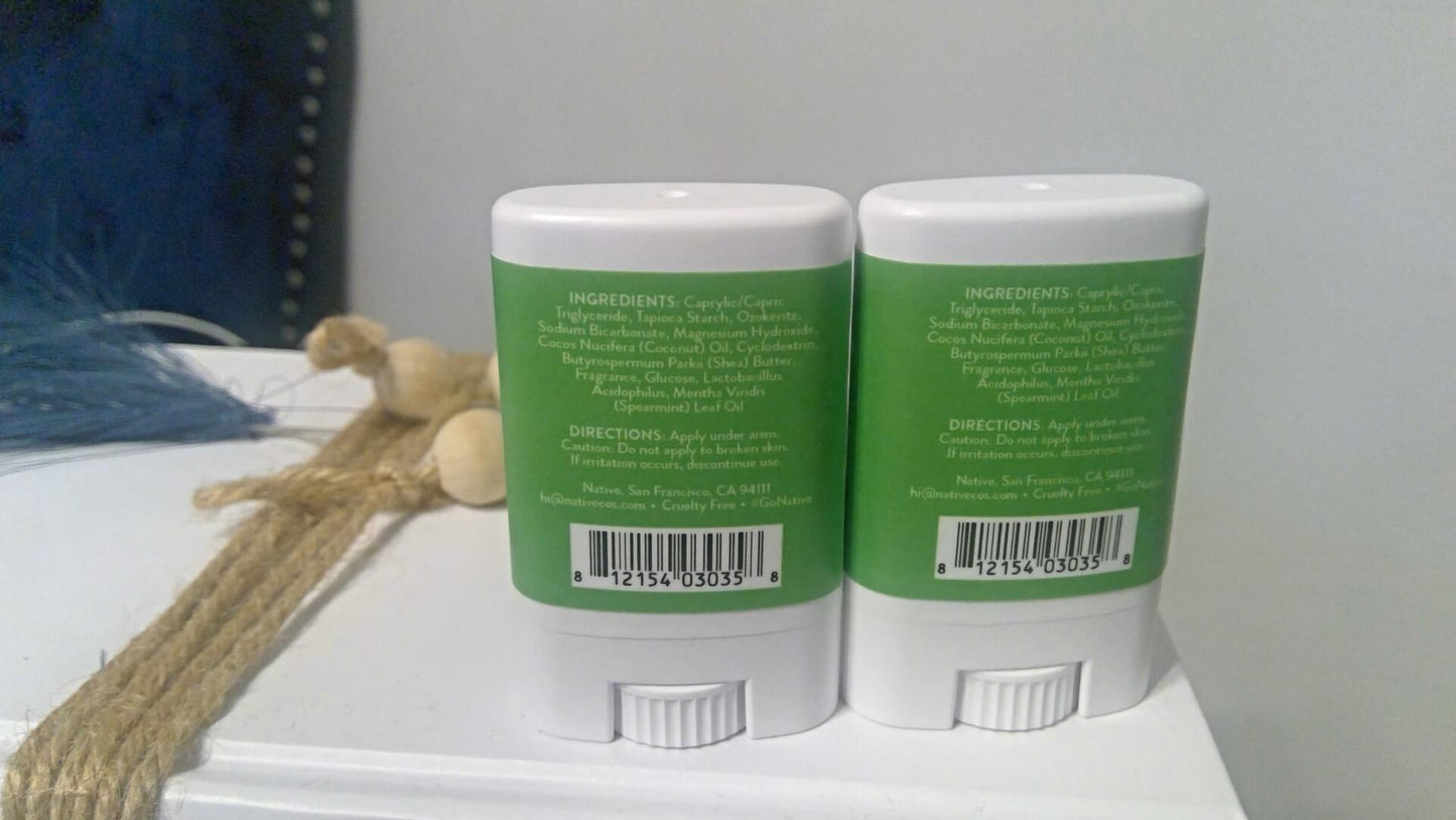 Native Cucumber Mint Aluminum Free Body Deodorant 1 Count