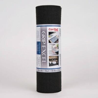 Con-Tact Excel Grip Non-Adhesive Nonskid Shelf Liner Black 10sqft