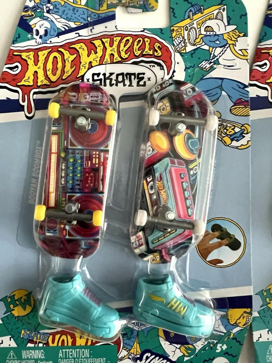 Hot Wheels Tommy Hawk Booya Boombox Fingerboard Multi-Color 2024