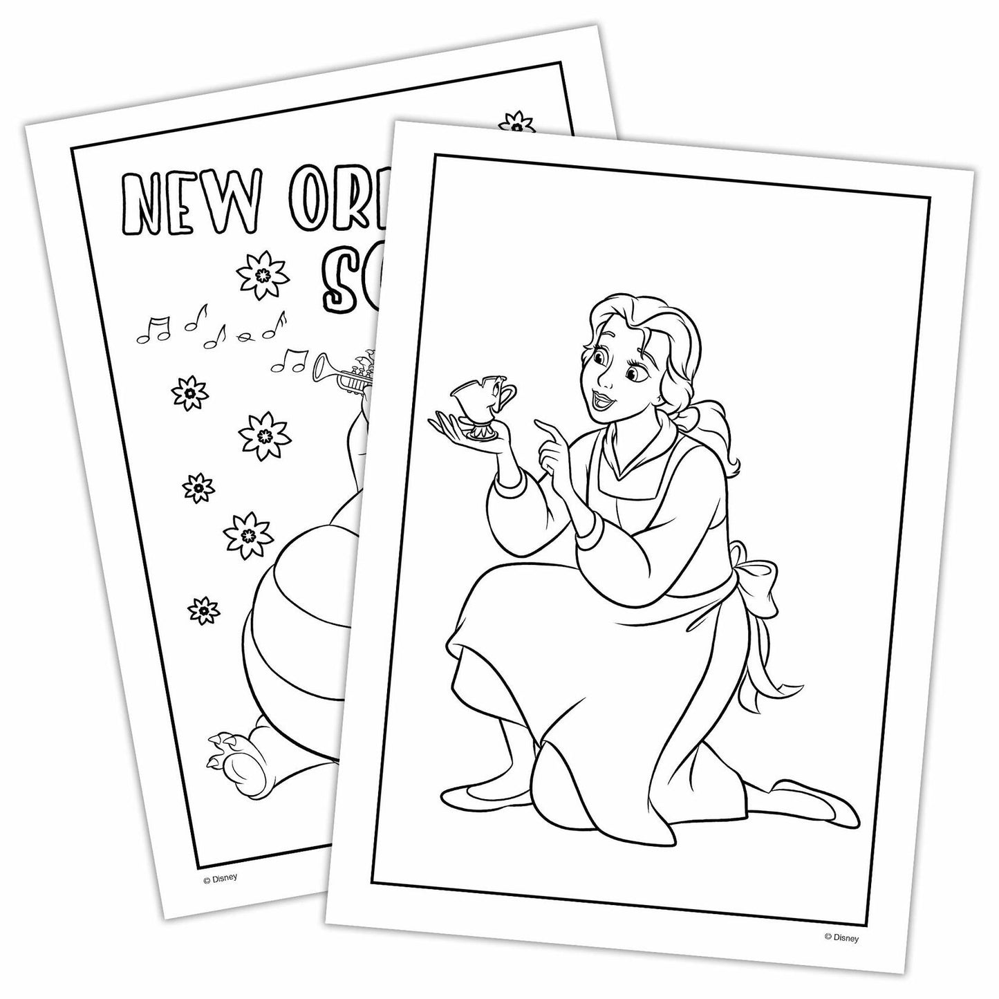Disney Princess Ariel 32-Page Color by Number Activity Book with 8 Crayons
