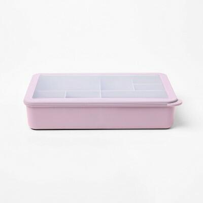 Figmint™ Large Snack Bento Lavender 8 Compartments BPA-Free Lunch Tray