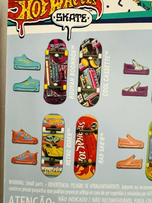 Hot Wheels Tommy Hawk Booya Boombox Fingerboard Multi-Color 2024