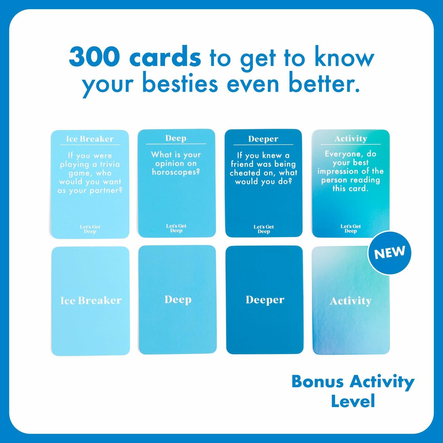 WHAT DO YOU MEME? Let's Get Deep Friends Edition Card Game 400 Cards