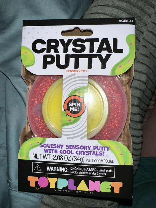 ToyPlanet Crystal Foam Sensory Squishy Foam Beads with Cool Crystals