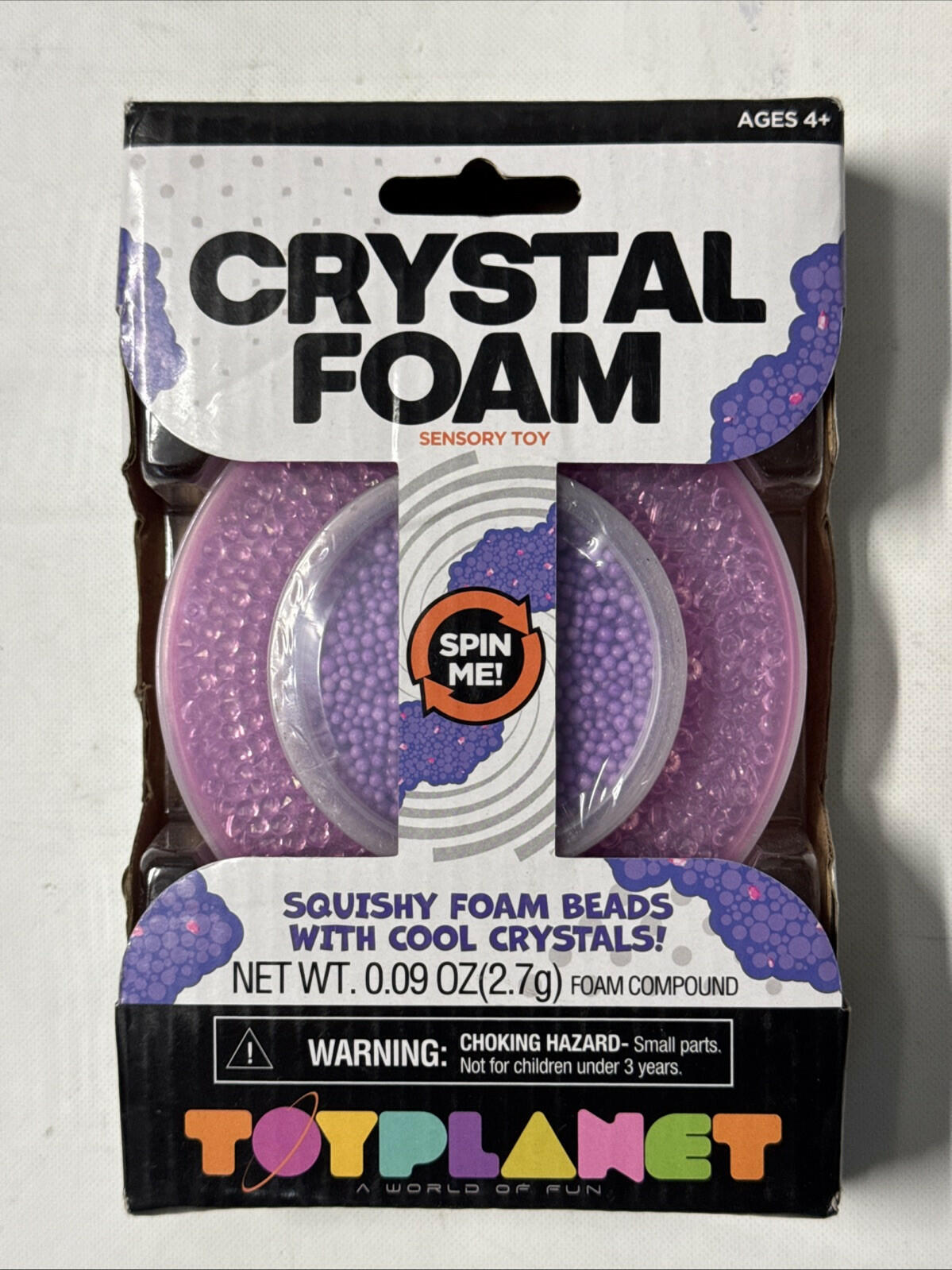 ToyPlanet Crystal Foam Sensory Squishy Foam Beads with Cool Crystals