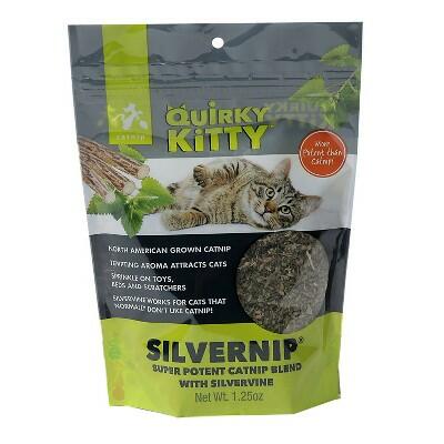 Quirky Kitty Silvervine & North American Catnip Blend Cat Treats 1.25oz