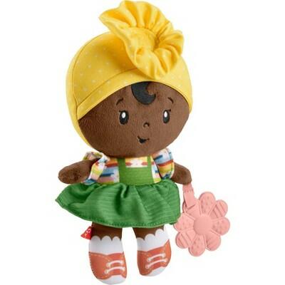 Fisher-Price Cuddle and Chime Babydoll Flower Plush Doll Toy