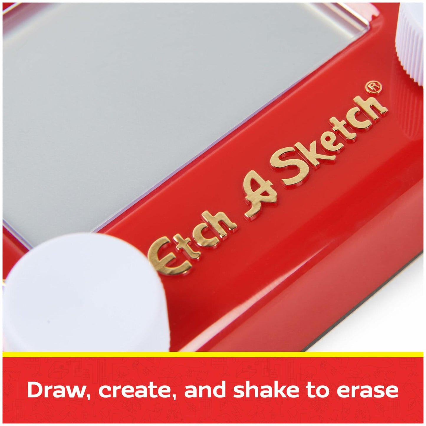 Etch A Sketch Pocket Travel Toy Original Magic Screen Recycled Plastic