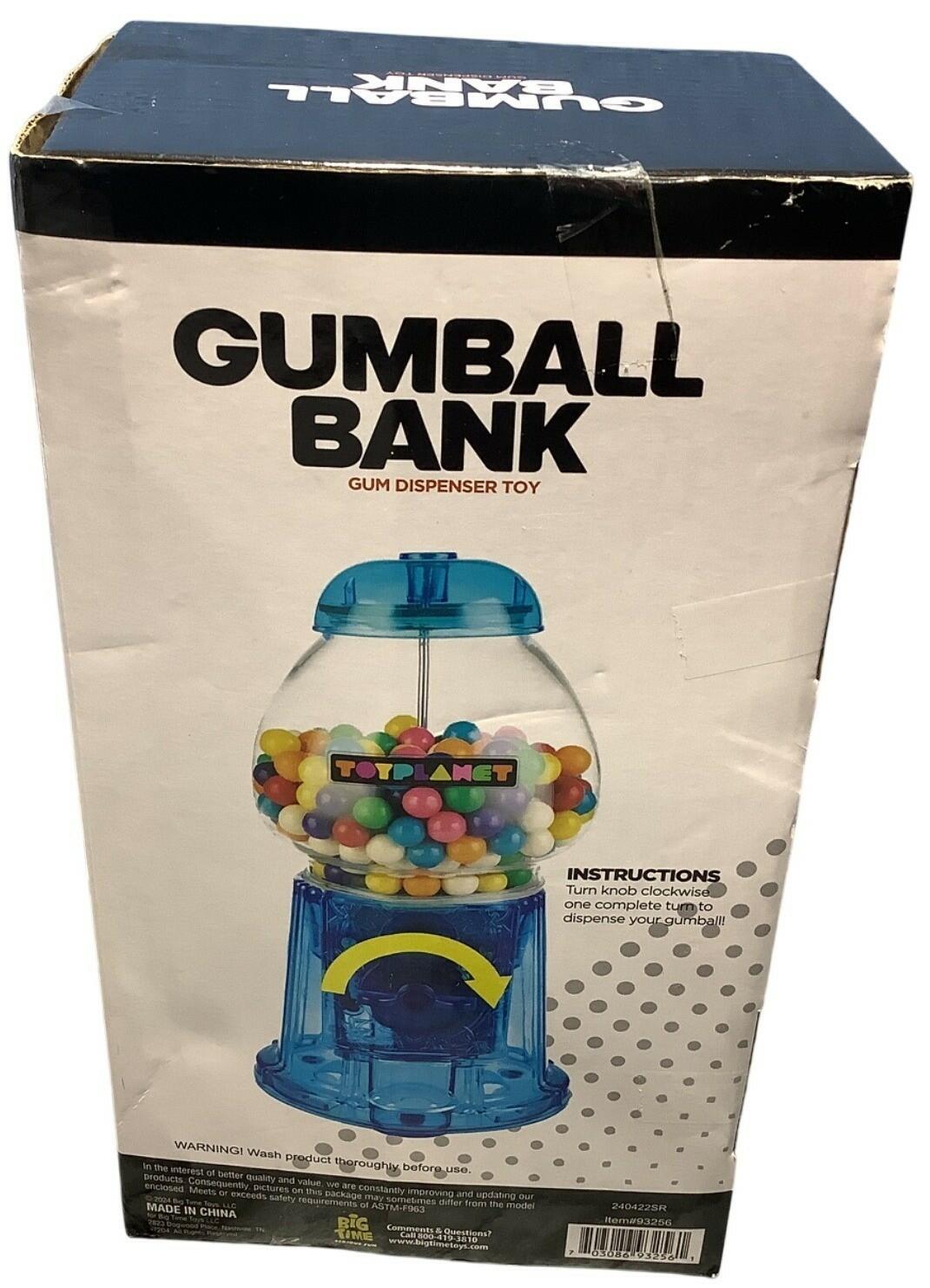 Toyplanet Gumball Bank Candy Dispenser