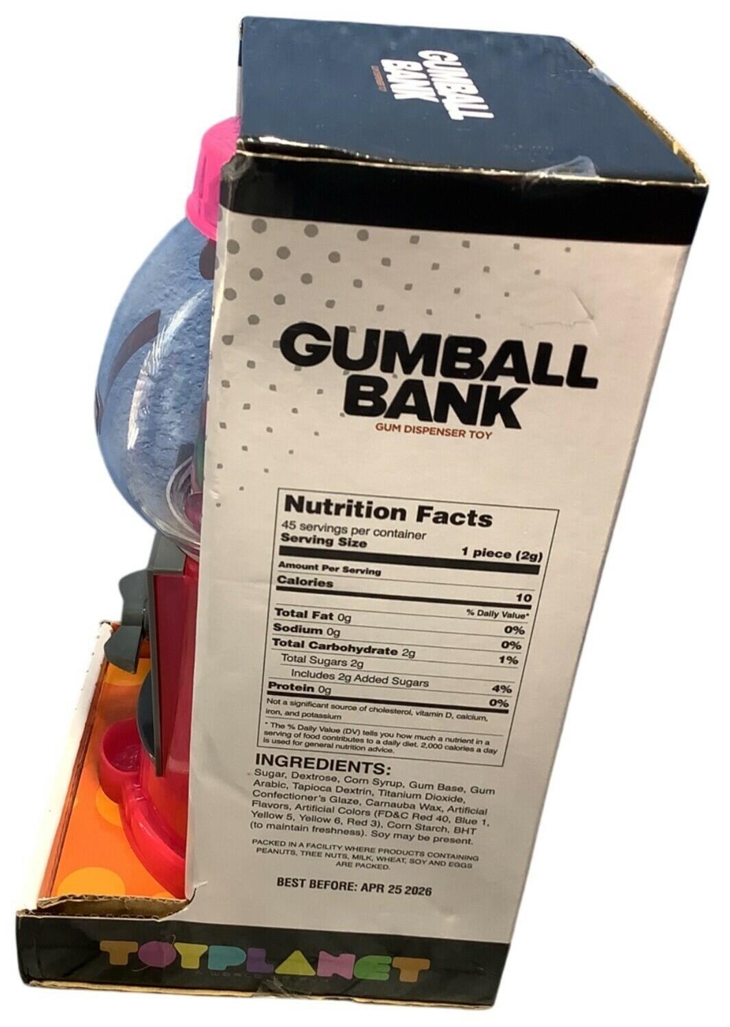 Toyplanet Gumball Bank Candy Dispenser