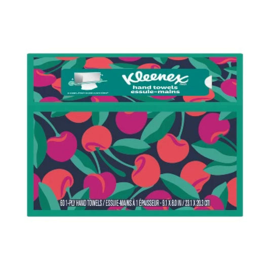 Kleenex Kimberly-Clark Hand Towels 1-Ply White 60 Count Full Sheet