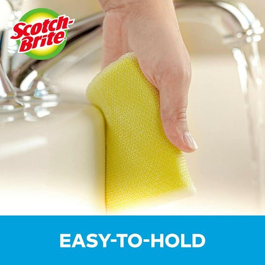 Scotch-Brite Dobie Scrub & Wipe Cloth Microfiber Yellow 5.9x3.9in 2 Pack