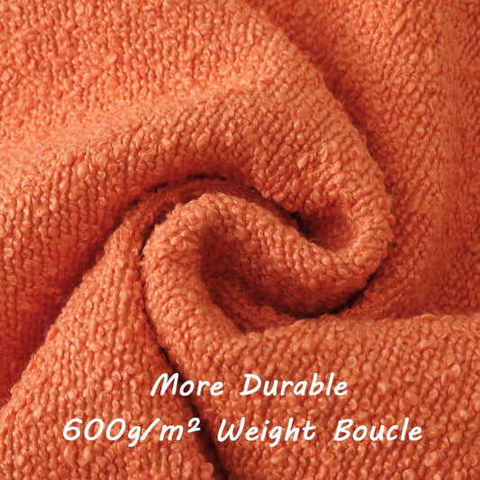 FUTEI Pack of 2 Orange Decorative Throw Pillow Covers 12x20 Inch Soft Cozy