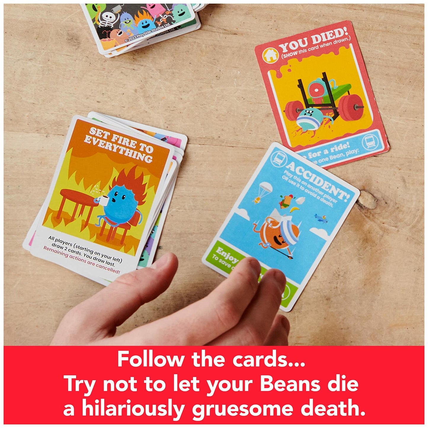Spin Master Dumb Ways to Die Card Game Survival Strategy 2-5 Players Ages 12+