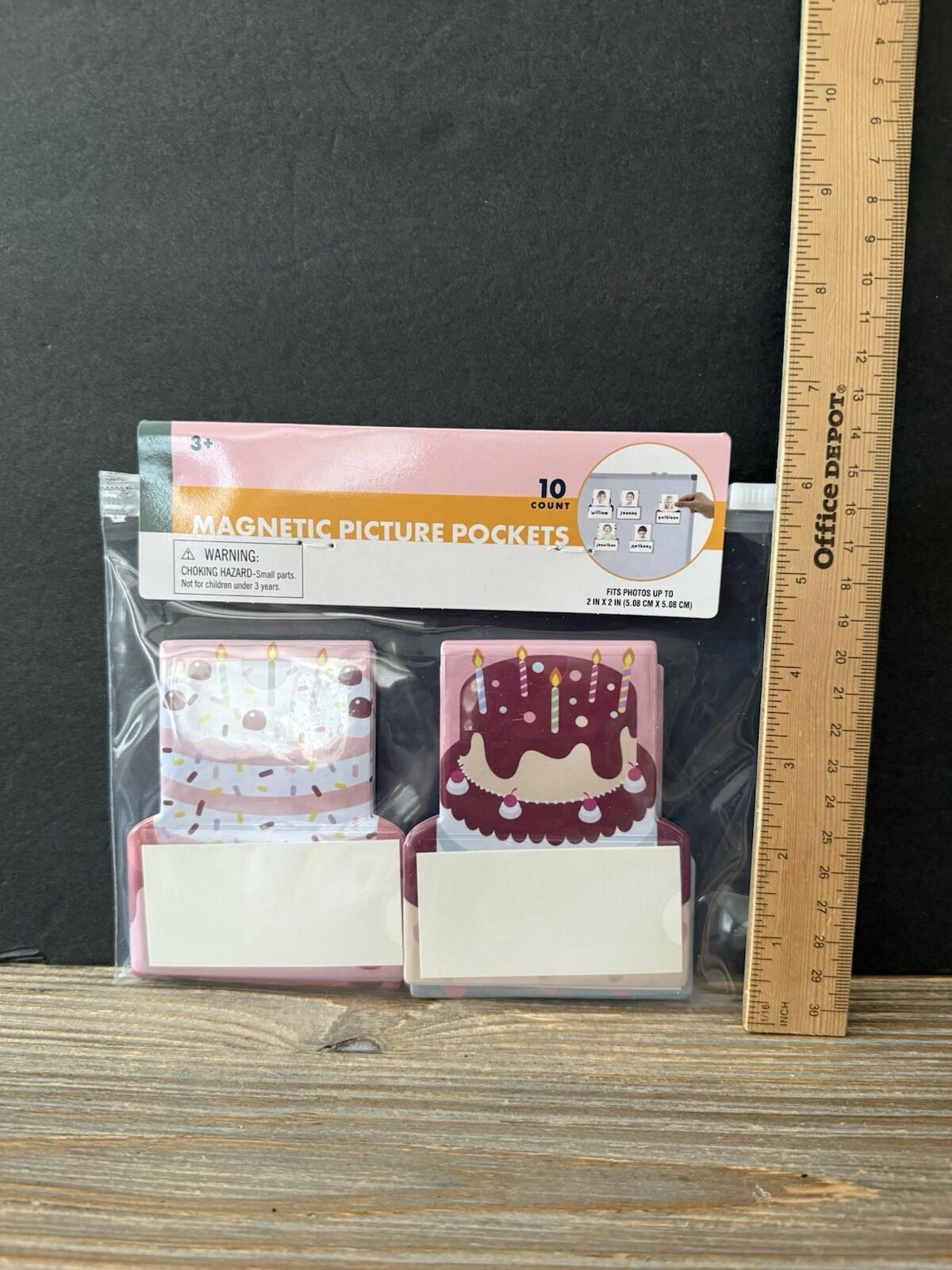 Target Magnetic Picture Pockets Student Names 2025 10 Pack Multi-Color