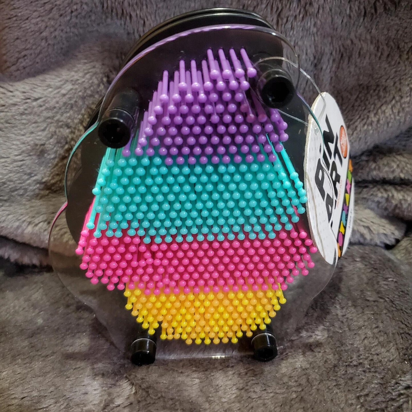 Toy Planet Gaming Remote Pin Art Fidget Sensory Toy Black