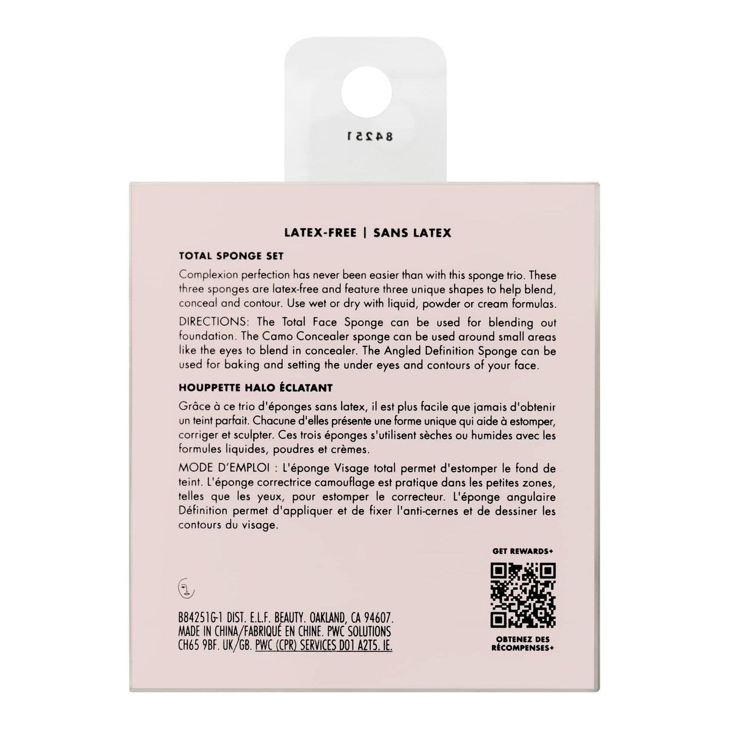 e.l.f. Total Sponge Set Multi-use Makeup Sponges Vegan Cruelty-Free
