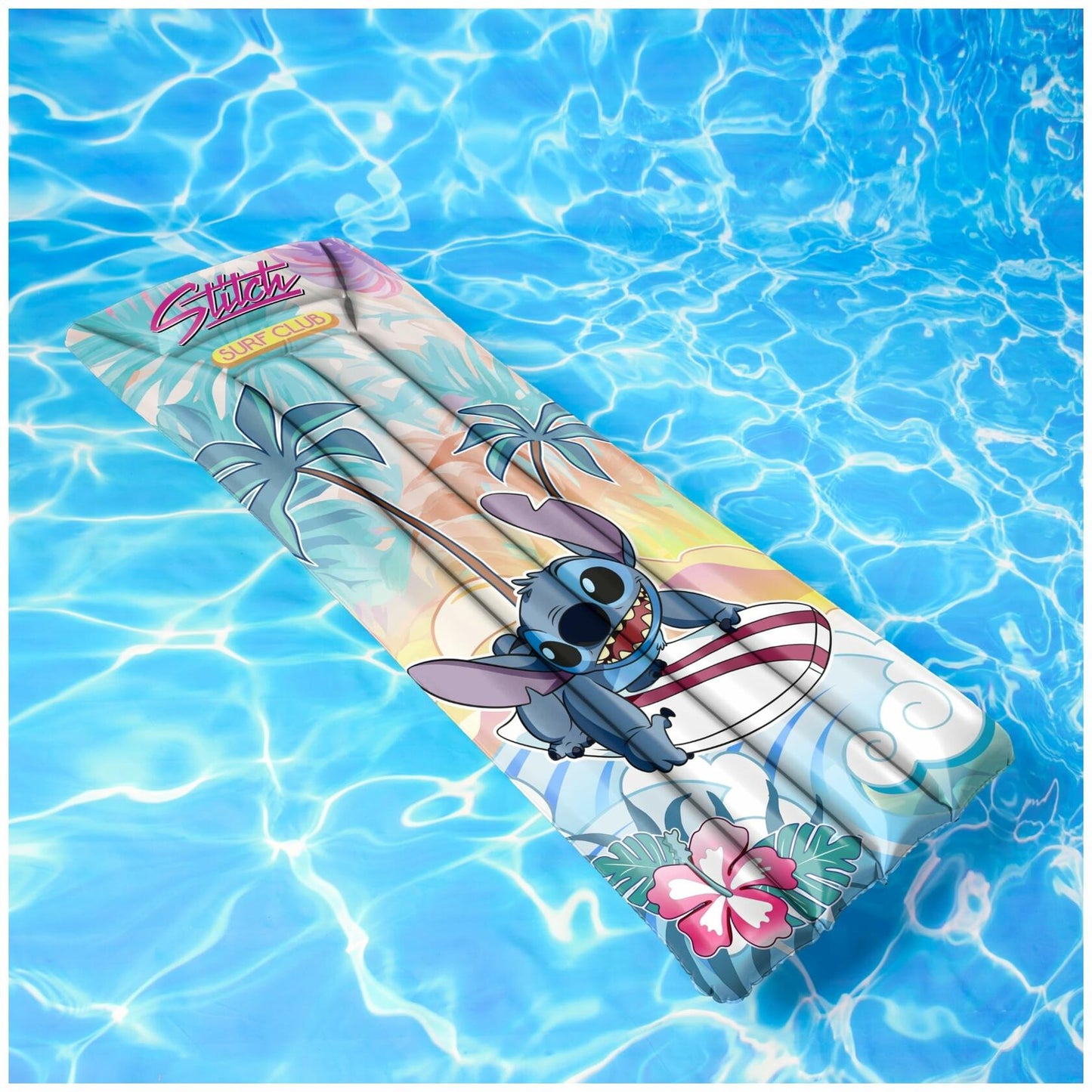 SwimWays Stitch Suntanner Inflatable Pool Float Teens 14+ Kids Pool Toy