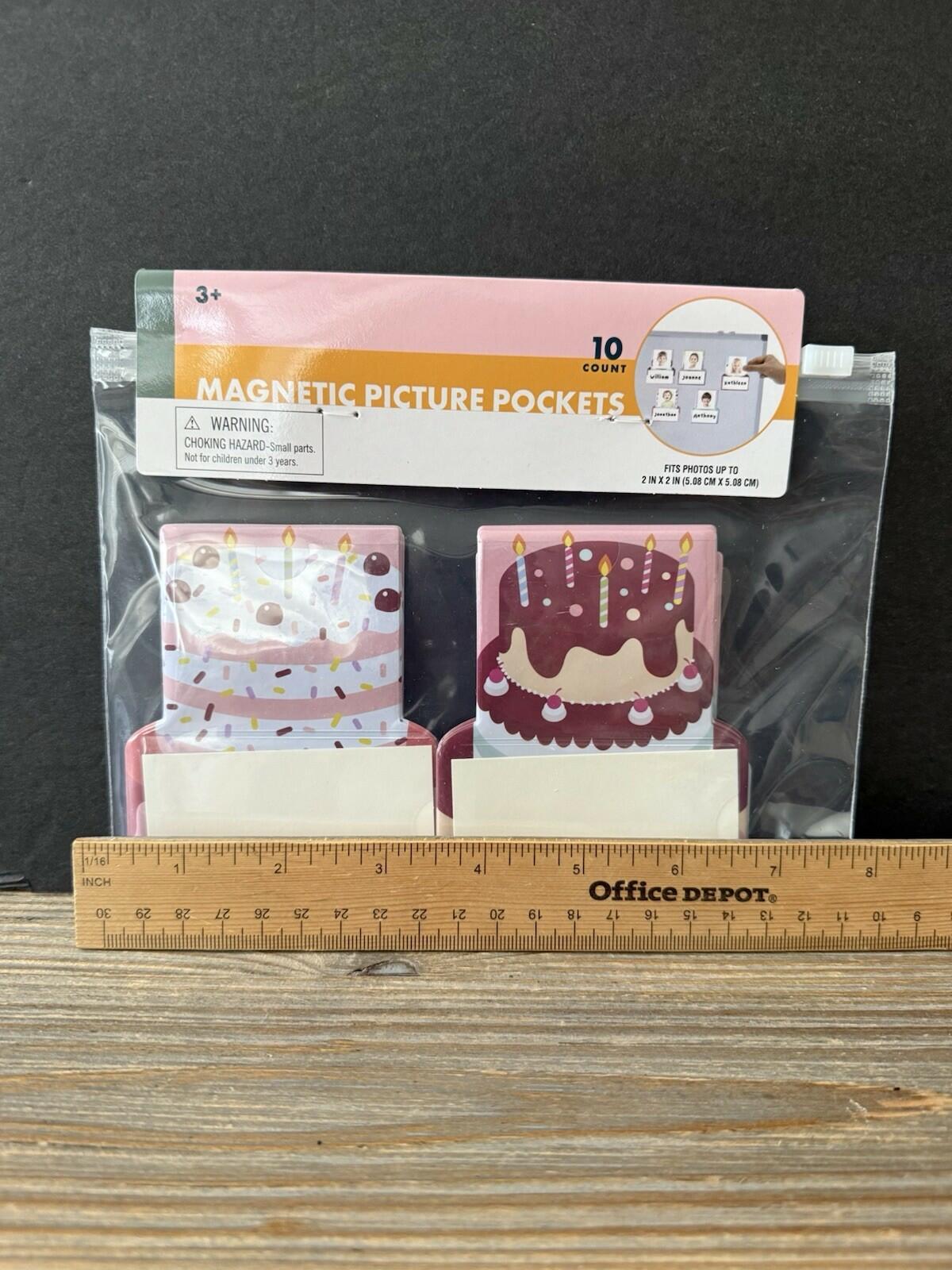 Target Magnetic Picture Pockets Student Names 2025 10 Pack Multi-Color